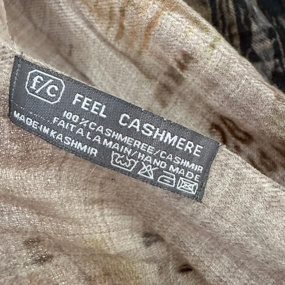 Feel Cashmere Eiffel Tower Paris Scarf‎ Lightweight Sheer Wrap 74x26